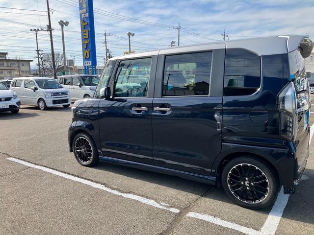 Ｎ－ＢＯＸカスタム Ｌターボ　ナビ　バックカメラ　純正１５インチアルミホイール　ビルトインＥＴＣ両側パワースライドドア　ＬＥＤヘッドライトフォグ　両側シートヒーター　ステアリングスイッチパドルシフト　クルーズコントロール雹凹（44枚目）