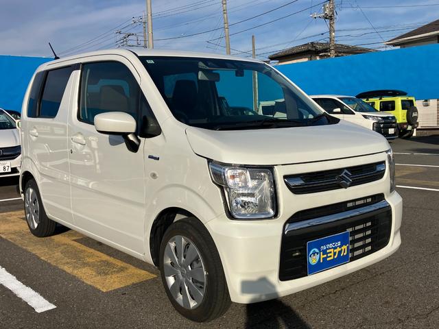 ワゴンＲ ハイブリッドＦＸ－Ｓ　７インチナビ　フルセグＴＶ　スマートキー　リアコーナーセンサー　クルーズコントロール　ステアリングスイッチ　ドライブレコーダー　オートライト　シートヒーター　オートエアコン（3枚目）