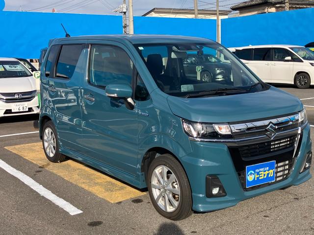 ワゴンＲカスタムＺ ハイブリッドＺＸ　純正８インチナビ　全方位モニター　フルセグＴＶ　アダプティブクルーズコントロール　ステアリングオーディオスイッチ　前後ドラレコ　シートヒーター　シートリフター　チルトステアリング（42枚目）