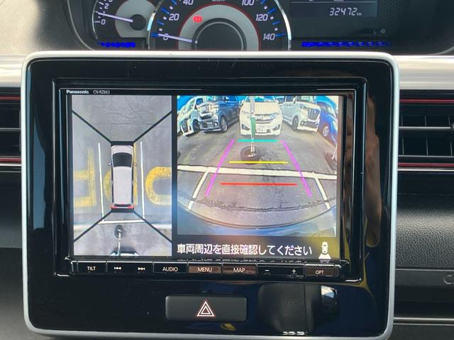 ワゴンＲスティングレー ハイブリッドＴ　純正８インチナビ　フルセグＴＶ　全方位モニター　ＬＥＤヘッドライト　フォグランプ　シートヒーター　スマートキー　クルーズコントロール　ビルトインＥＴＣ　パドルシフト　ＣＤ／ＤＶＤ再生不可　雹凹（11枚目）