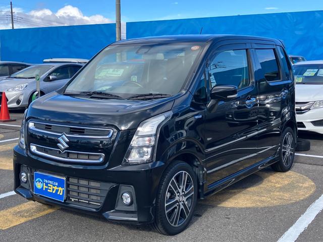 ワゴンＲスティングレー ハイブリッドＴ　純正８インチナビ　フルセグＴＶ　全方位モニター　ＬＥＤヘッドライト　フォグランプ　シートヒーター　スマートキー　クルーズコントロール　ビルトインＥＴＣ　パドルシフト　ＣＤ／ＤＶＤ再生不可　雹凹（54枚目）