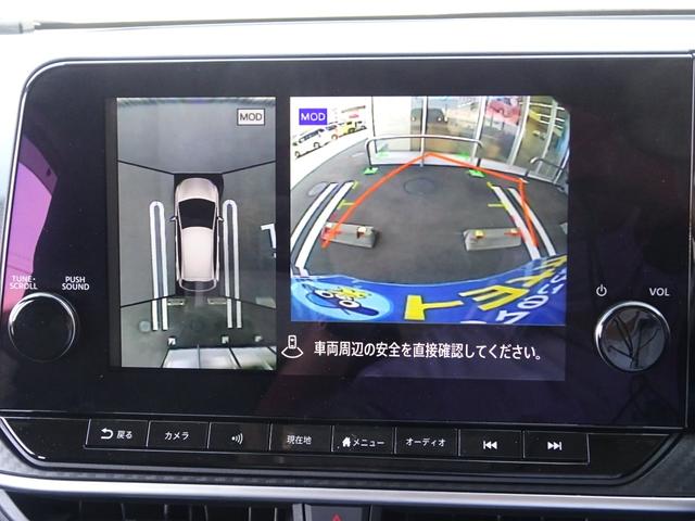 アラウンドビューモニター！前後左右に備えた４つのカメラを活用し、車両を上方から俯瞰したような映像をディスプレイに表示します！駐車時にとっても便利！
