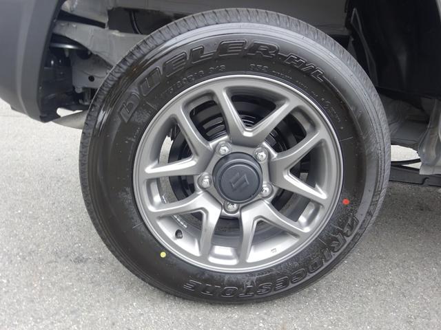 ジムニー ＸＣ　届出済み未使用車　５速マニュアル　デュアルセンサーブレーキ　リヤパーキングセンサー付４型　ＬＥＤヘッドライト　シートヒーター　純正１６インチアルミ　本革巻ステアリング　リモート格納ドアミラー（35枚目）