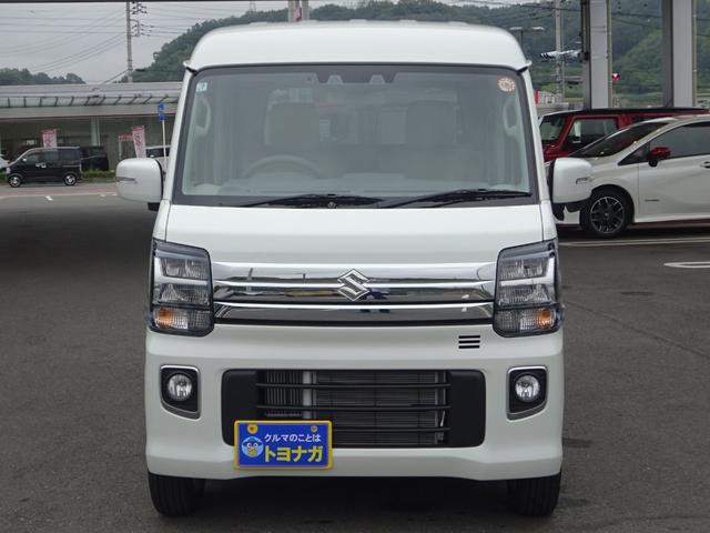 エブリイワゴン ＰＺターボスペシャル　両側パワースライドドア　純正フロアマット　ＥＴＣ２．０　運転席シートヒーター　助手席オートステップ　本革ステアリング　ＤＣＢＳ　ＬＥＤヘッドライト　入ルーフ　後期ＣＶＴモデル　キーレスプッシュスタート（2枚目）