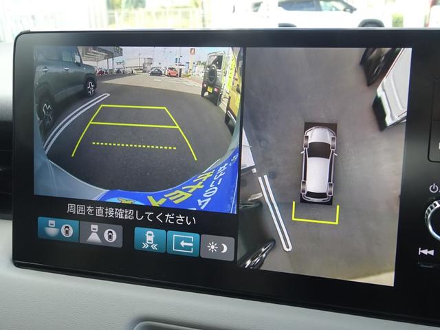 ヴェゼル e:HEV Z・PLaYパッケージ 地デジフルセグTV ホンダ純正9インチナビゲーション マルチビューモニター ETC2.0 プレミアムオーディオ パノラマガラスルーフ 4WD 後退出庫サポート パワーバックドア 登録済未使用車(10枚目)