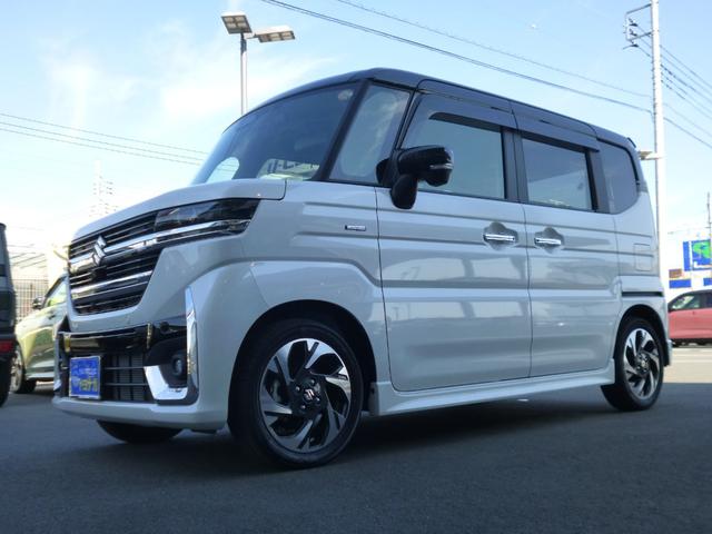 スペーシアカスタム ハイブリッドＸＳターボ　４ＷＤ　全方位モニター付９インチメモリーナビ　フルセグＴＶ　前後ドライブレコーダー　ビルトインＥＴＣ　両側電動スライドドア　シートヒーター　ステアリングヒーター　スペアキー　ワンオーナー（25枚目）