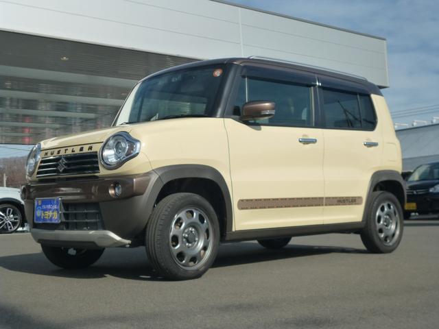 ハスラー ワンダラー　ディスチャージヘッドライト　フォグランプ　シートヒーター　７インチワイドナビ　ＴＶ　ＤＶＤ再生　Ｂｌｕｅｔｏｏｔｈ　ＣＤ／ラジオ　ステアリングスイッチ　デュアルカメラブレーキサポート（13枚目）