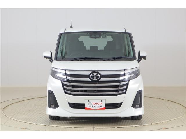 ルーミー カスタムG-T 助手席エアバック 両側オートスライドドア スマートキープッシュスタート LEDライト 1オーナー 横滑り防止機能 クルコン 点検記録簿 ETC付 アルミホイール キーレス DVD ドラレコ ナビ&TV(2枚目)