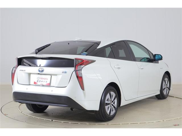 プリウス A 衝突軽減ブレーキシステム Bモニタ 記録簿有 LEDヘッド クルーズコントロール セキュリティー スマートキー パワーステアリング ドライブレコーダー ETC 1オーナー アルミホイル オートエアコン(3枚目)