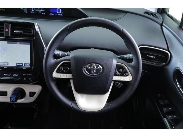 プリウス A 衝突軽減ブレーキシステム Bモニタ 記録簿有 LEDヘッド クルーズコントロール セキュリティー スマートキー パワーステアリング ドライブレコーダー ETC 1オーナー アルミホイル オートエアコン(10枚目)