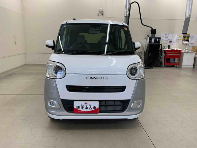 ムーヴキャンバス ストライプスＧ　４ＷＤ　両側電動スライドドア・ＬＥＤヘッドライト・バックカメラ・シートヒーター・スマートアシスト・アイドリングストップ・プッシュボタンスタート・オートライト・オートマチックハイビーム・オートエアコン（5枚目）