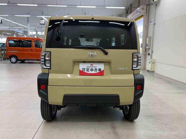 タフト Ｇ　２ＷＤ　ＬＥＤヘッドライト・バックカメラ・シートヒーター・スマートアシスト・アイドリングストップ・プッシュボタンスタート・オートライト・オートマチックハイビーム・オートエアコン・電動格納式ドアミラー（6枚目）