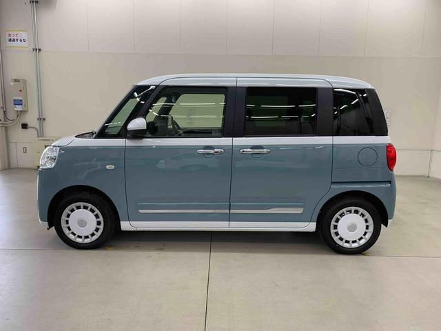 ムーヴキャンバス ストライプスＧ　２ＷＤ　両側電動スライドドア・ＬＥＤヘッドライト・バックカメラ・シートヒーター・スマートアシスト・アイドリングストップ・プッシュボタンスタート・オートライト・オートマチックハイビーム・オートエアコン（8枚目）