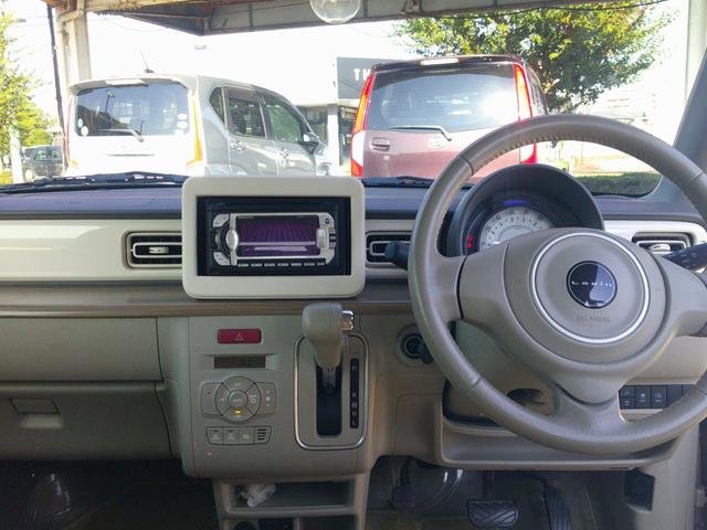 アルトラパン X ホワイトルーフ デュアルセンサーブレーキサポート HIDヘッド スマートキー&プッシュスタート シートヒーター 14アルミ(23枚目)