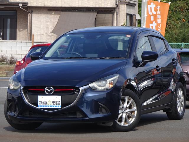 デミオ ＸＤ　衝突被害軽減ブレーキ　ＬＥＤコンフォートパッケージ　オートエアコン　レインセンサー付きフロントワイパー　オートライト　クルーうコントロール　シートヒーター　純正ナビ　テレビ　ＣＤ　ＢＬスマートキー２本（2枚目）