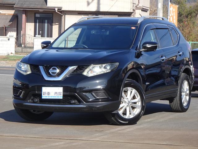 エクストレイル ２０Ｘ　ハイブリッド　エマージェンシーブレーキＰ　アラウンドビューモニターＴＶナビ　ＣＤ　ＤＶＤブルートゥース対応　シートヒーター　インテリキー　ユピテルドライブレコーダー　革調シート　衝突被害軽減ブレーキ　ガラスフィルム　ＥＴＣ　インテリパーキング（2枚目）