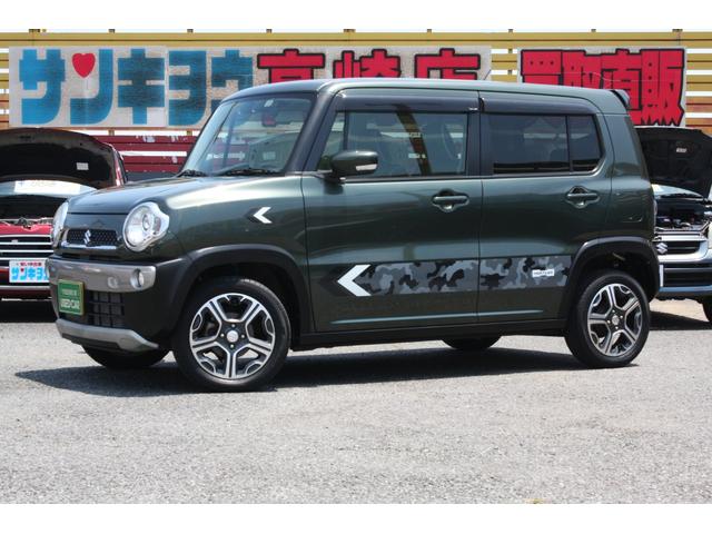 ハスラー Ｘターボ　ターボ　４ＷＤ　デユアルカメラブレーキサポート　車線逸脱警報　運転席シートヒーター　グリップコントロール　ＨＩＤ　ＡＢＳ　Ｗエアバック　プライバイシーガラス　Ｆ両席シートヒーター　純正アルミ　禁煙車（5枚目）
