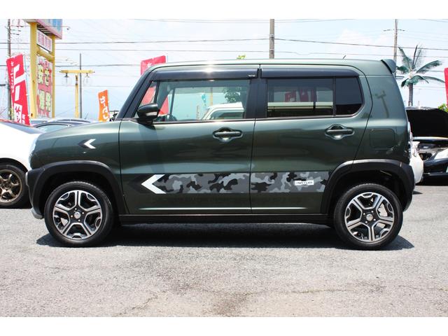ハスラー Ｘターボ　ターボ　４ＷＤ　デユアルカメラブレーキサポート　車線逸脱警報　運転席シートヒーター　グリップコントロール　ＨＩＤ　ＡＢＳ　Ｗエアバック　プライバイシーガラス　Ｆ両席シートヒーター　純正アルミ　禁煙車（7枚目）