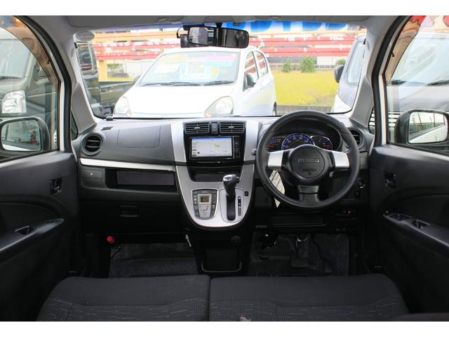 ムーヴ カスタム　ＲＳ　後期モデル　ターボ　メモリーナビ　フルセグＴＶ　ＣＤ／ＤＶＤビデオ　Ｂｌｕｅｔｏｏｔｈ　ＬＥＤライト　ＥＴＣ　エコアイドル　スマートキー　プッシュスタート　ブリッツＺＺＲ車高調　社外１４インチアルミ（9枚目）