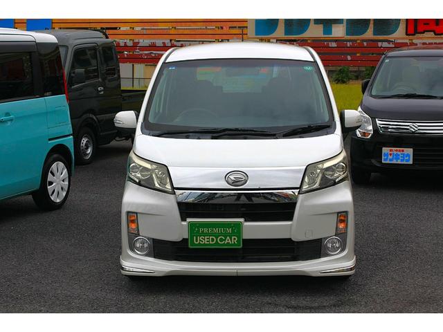 ムーヴ カスタム　ＲＳ　後期モデル　ターボ　メモリーナビ　フルセグＴＶ　ＣＤ／ＤＶＤビデオ　Ｂｌｕｅｔｏｏｔｈ　ＬＥＤライト　ＥＴＣ　エコアイドル　スマートキー　プッシュスタート　ブリッツＺＺＲ車高調　社外１４インチアルミ（63枚目）