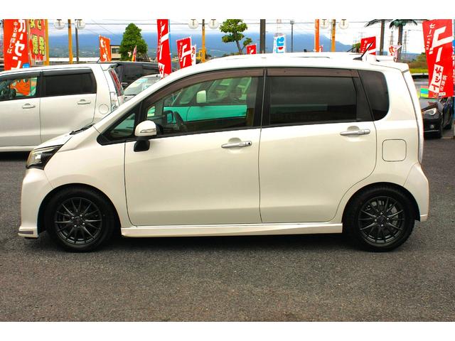 ムーヴ カスタム　ＲＳ　後期モデル　ターボ　メモリーナビ　フルセグＴＶ　ＣＤ／ＤＶＤビデオ　Ｂｌｕｅｔｏｏｔｈ　ＬＥＤライト　ＥＴＣ　エコアイドル　スマートキー　プッシュスタート　ブリッツＺＺＲ車高調　社外１４インチアルミ（64枚目）