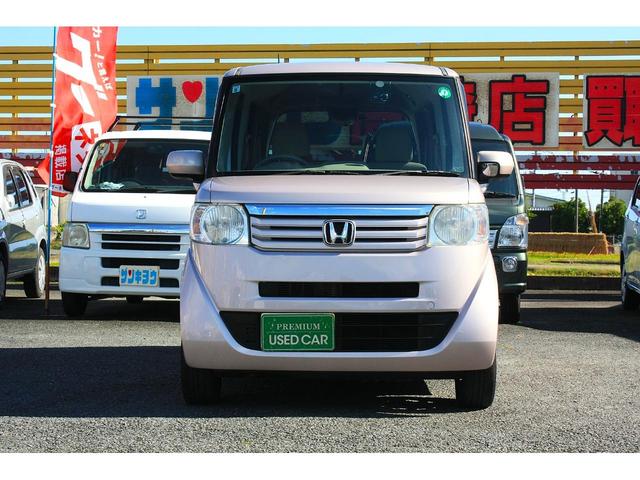 Ｎ－ＢＯＸ Ｇ　両側スライドドア　ベージュ内装色　オートエアコン　ＡＢＳ　Ｗエアバック　スマートキー　プッシュスタート　プライバシーガラス　アイドリングストップ　社外１４インチアルミ　禁煙車（6枚目）