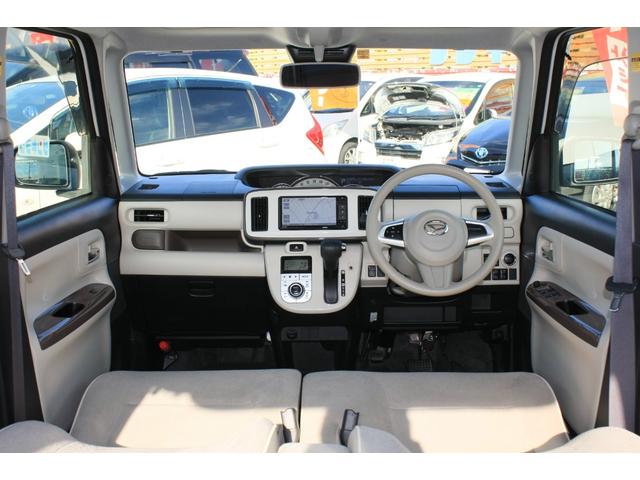 ムーヴキャンバス Ｇメイクアップ　ＳＡＩＩＩ　ホワイトツートンルーフ　純正ワイドナビ　フルセグＴＶ　ＣＤ／ＤＶＤビデオ　Ｂｌｕｅｔｏｏｔｈ　両側電動ドア　ＬＥＤライト　ＡＢＳ　４エアバック　スマートキー　プッシュスタート　禁煙車（10枚目）