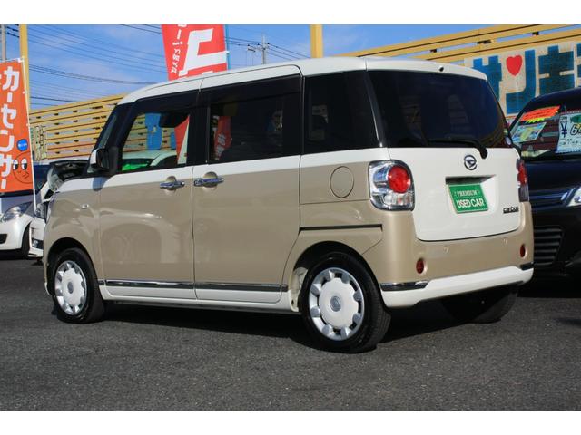 ムーヴキャンバス Ｇメイクアップ　ＳＡＩＩＩ　ホワイトツートンルーフ　純正ワイドナビ　フルセグＴＶ　ＣＤ／ＤＶＤビデオ　Ｂｌｕｅｔｏｏｔｈ　両側電動ドア　ＬＥＤライト　ＡＢＳ　４エアバック　スマートキー　プッシュスタート　禁煙車（21枚目）