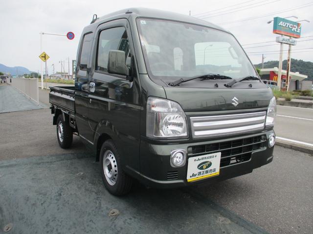 スーパーキャリイ Ｘ　届出済未使用車／４ＷＤ／エアコン／パワステ／パワーウインド／キーレス／衝突軽減ブレーキ／横滑り防止／アイドリングストップ／フォグランプ／両席エアバック（3枚目）