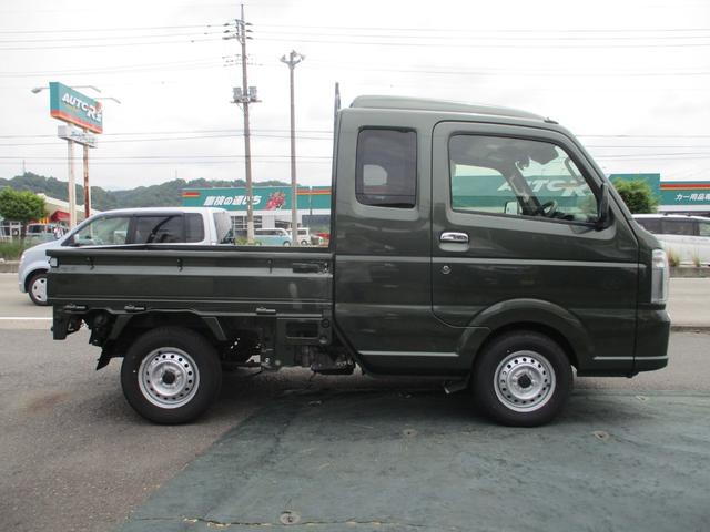 スーパーキャリイ Ｘ　届出済未使用車／４ＷＤ／エアコン／パワステ／パワーウインド／キーレス／衝突軽減ブレーキ／横滑り防止／アイドリングストップ／フォグランプ／両席エアバック（5枚目）