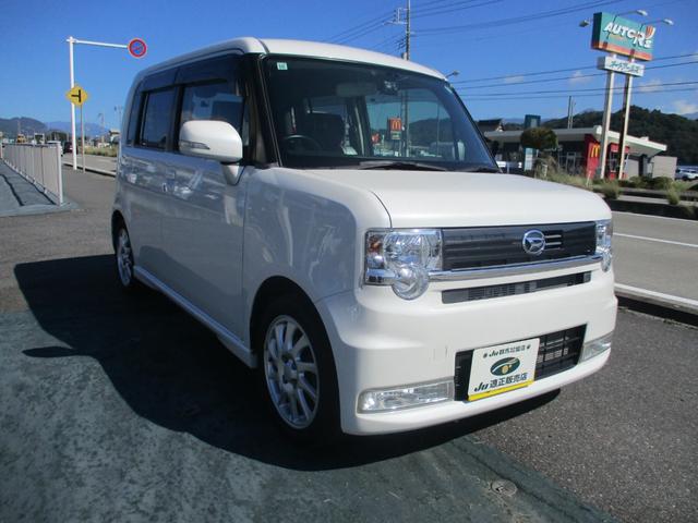 ムーヴコンテ カスタム　ＲＳ　４ＷＤ／ターボ／純正アルミホイール／キーフリシステム／エアロ／オートエアコン／ＥＴＣ／ＭＯＭＯステ／シートカバー／ドラレコ／ナビテレビ／フォグランプ（3枚目）