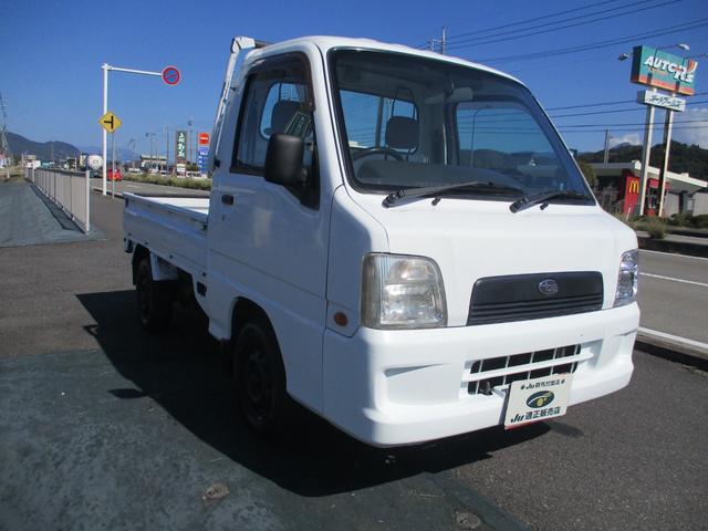 サンバートラック ＴＢ　４ＷＤ／５速／エアコン／パワステ／運転席エアバック／タイヤ４本新品／タイミングベルト交換済／ＥＬ付き（3枚目）