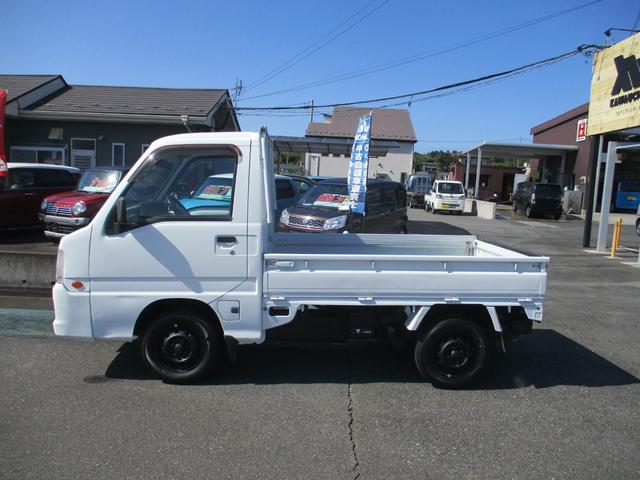 サンバートラック ＴＢ　４ＷＤ／５速／エアコン／パワステ／運転席エアバック／タイヤ４本新品／タイミングベルト交換済／ＥＬ付き（4枚目）