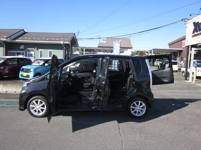 ムーヴ カスタム X SA 4WD/スマートキー/オートエアコン/衝突軽減ブレーキ/アイドリングストップ/横滑り防止/フォグランプ/ナビテレビ/ドアミラーウインカー/純正アルミホイール(4枚目)