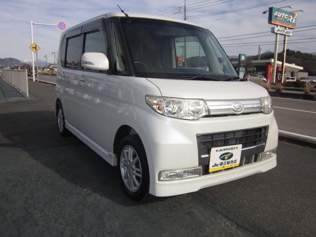 タント カスタムＸリミテッド　キーフリーシステム／オートエアコン／左リヤオートスライド／純正アルミホイール／フォグランプ／ナビテレビ／ドアミラーウインカー（3枚目）