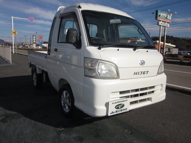 ハイゼットトラック ジャンボ　４ＷＤ／５速／パワステ／エアコン／パワーウインド／ハイルーフ／社外アルミホイール／ジオランダーＭＴ装着（3枚目）