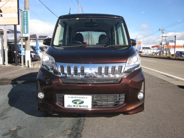 ｅＫスペースカスタム カスタムＴ　４ＷＤ／ターボ／社外アルミ／ＥＴＣ／インテリジェントキー／横滑り防止／リア両側オートスライド／ルーフエンドスポイラー／エアロ／ナビテレビ／バックカメラ／ドアミラーウインカー／タイミングチェーン仕様（2枚目）