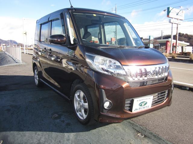 ｅＫスペースカスタム カスタムＴ　４ＷＤ／ターボ／社外アルミ／ＥＴＣ／インテリジェントキー／横滑り防止／リア両側オートスライド／ルーフエンドスポイラー／エアロ／ナビテレビ／バックカメラ／ドアミラーウインカー／タイミングチェーン仕様（3枚目）