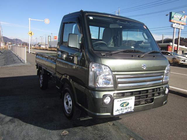 キャリイトラック 農繁スペシャル 4WD/衝突軽減ブレーキ/横滑り防止/エアコン/パワステ/両席エアバック/キーレス/フォグランプ/パワーウインド/デフロック/スタッドレスタイヤ(3枚目)