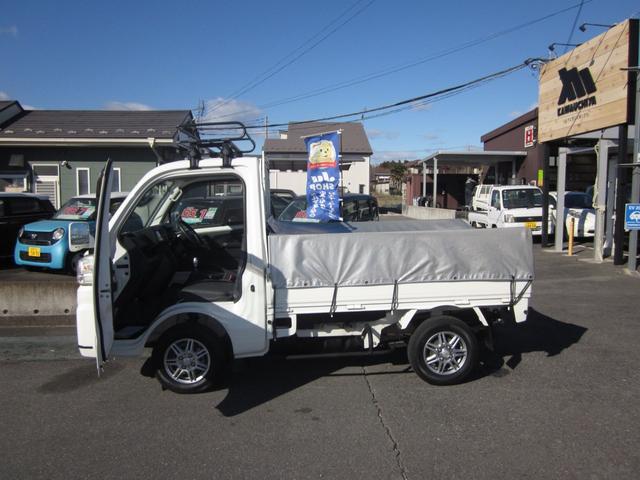ハイゼットトラック スタンダード　農用スペシャル　４ＷＤ／エアコン／パワステ／運転席エアバック／ドラレコ／デフロック／作業灯／ＥＴＣ／ルーフラック／ナビテレビ／社外アルミホイール／社外シフトノブ／社外サイドステップ（4枚目）