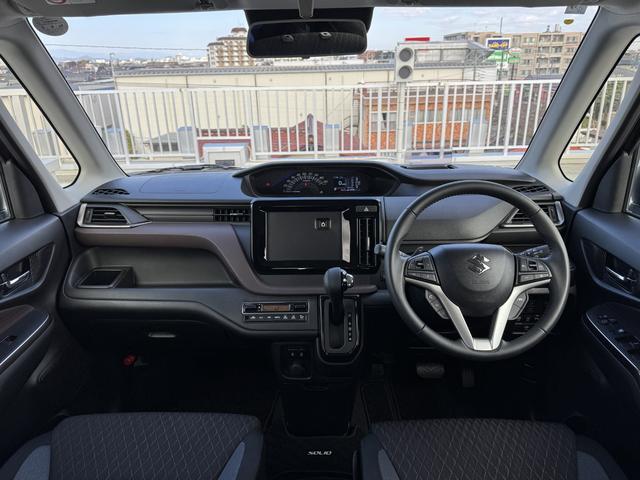 ソリオバンディット ＨＹＢＲＩＤ　ＳＶ　５ＡＧＳ　全方位モニタ用カメラＰＫＧ　全方位モニター用カメラパッケージ　オートライト　電動スライドドア　プッシュスタート　シートヒーター　オートエアコン　スズキセーフティーサポート　衝突被害軽減システム　アイドリングストップ　横滑り防止（25枚目）