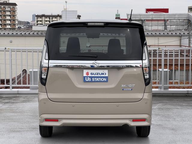 ソリオバンディット ＨＹＢＲＩＤ　ＭＶ　３型　ＤＳＢＳＩＩ／１０型メモリーナビ　デュアルセンサーブレーキサポートＩＩ　１０インチメモリーナビ　オートライト　Ｂｌｕｅｔｏｏｔｈ　電動スライドドア　電動パーキングブレーキ　プッシュスタート　シートヒーター　オートエアコン　禁煙車（8枚目）