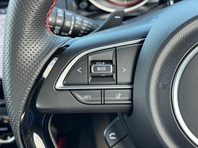 スイフトスポーツ ６ＡＴ　４型　バックアイカメラ付ナビ／ドラレコ／ＥＴＣ　ドライブレコーダー　バックカメラ　オートライト　Ｂｌｕｅｔｏｏｔｈ　純正ナビ　プッシュスタート　シートヒーター　オートエアコン　ＥＴＣ　スズキセーフティーサポート　衝突被害軽減システム　横滑り防止機能（35枚目）