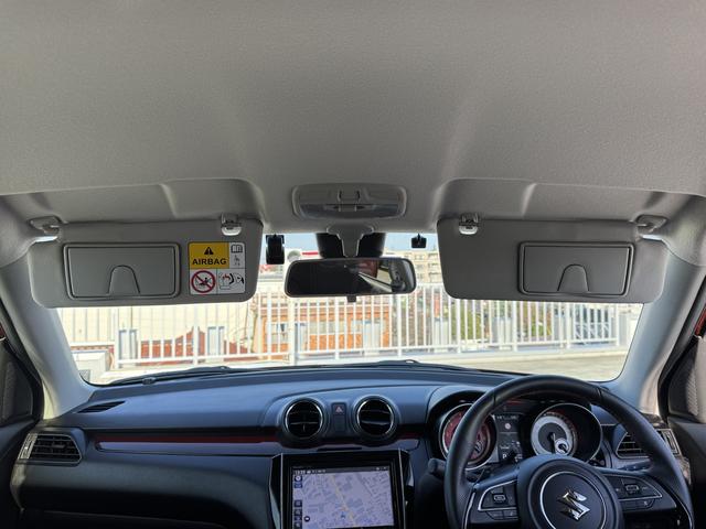 スイフトスポーツ ６ＡＴ　４型　バックアイカメラ付ナビ／ドラレコ／ＥＴＣ　ドライブレコーダー　バックカメラ　オートライト　Ｂｌｕｅｔｏｏｔｈ　純正ナビ　プッシュスタート　シートヒーター　オートエアコン　ＥＴＣ　スズキセーフティーサポート　衝突被害軽減システム　横滑り防止機能（49枚目）