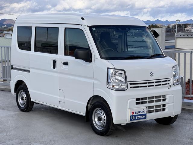 エブリイ PA 4WD 4AT 6型 スズキセーフティサポート オートライト スライドドア スズキセーフティーサポート 4WD 衝突被害軽減システム 横滑り防止機能 衝突安全ボディ エアコン パワステ(6枚目)