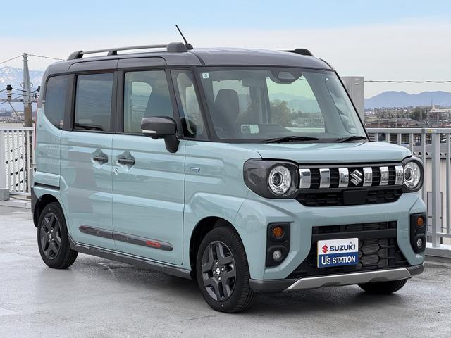 スペーシア ギア HYBRID XZ 全方位モニター付ナビ・コネクト対応 全方位モニター付メモリーナビ・スズキコネクト対応 ヘッドアップディスプレイ 電動スライドドア 電動パーキングブレーキ アダプティブクルーズコントロール ステアリングヒーター オートライト(6枚目)