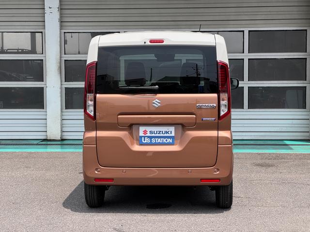 スペーシア ＨＹＢＲＩＤ　Ｘ　セーフティ＋ＰＫＧ／ＡＣＣ／電動Ｐブレーキ　セーフティプラスパッケージ　アダプティブクルーズコントロール　電動パーキングブレーキ　オートライト　スライドドア　プッシュスタート　シートヒーター　オートエアコン　スズキセーフティーサポート（10枚目）