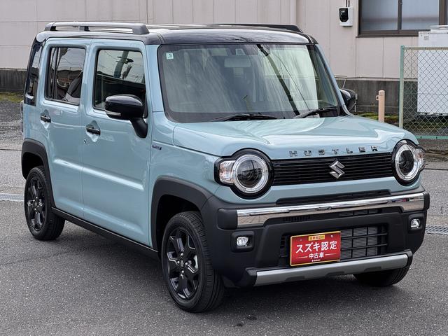 ハスラー タフワイルドターボ　３型　スズキセーフティーサポート　オートライト　プッシュスタート　シートヒーター　オートエアコン　スズキセーフティーサポート　衝突被害軽減システム　アイドリングストップ　横滑り防止機能　衝突安全ボディ　盗難防止システム（5枚目）