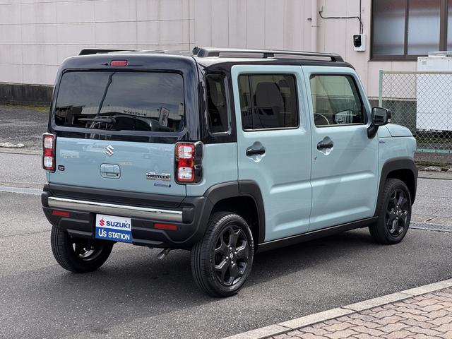 ハスラー タフワイルドターボ　３型　スズキセーフティーサポート　オートライト　プッシュスタート　シートヒーター　オートエアコン　スズキセーフティーサポート　衝突被害軽減システム　アイドリングストップ　横滑り防止機能　衝突安全ボディ　盗難防止システム（7枚目）