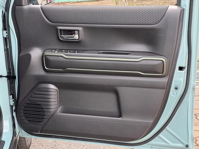 ハスラー タフワイルドターボ　３型　スズキセーフティーサポート　オートライト　プッシュスタート　シートヒーター　オートエアコン　スズキセーフティーサポート　衝突被害軽減システム　アイドリングストップ　横滑り防止機能　衝突安全ボディ　盗難防止システム（55枚目）